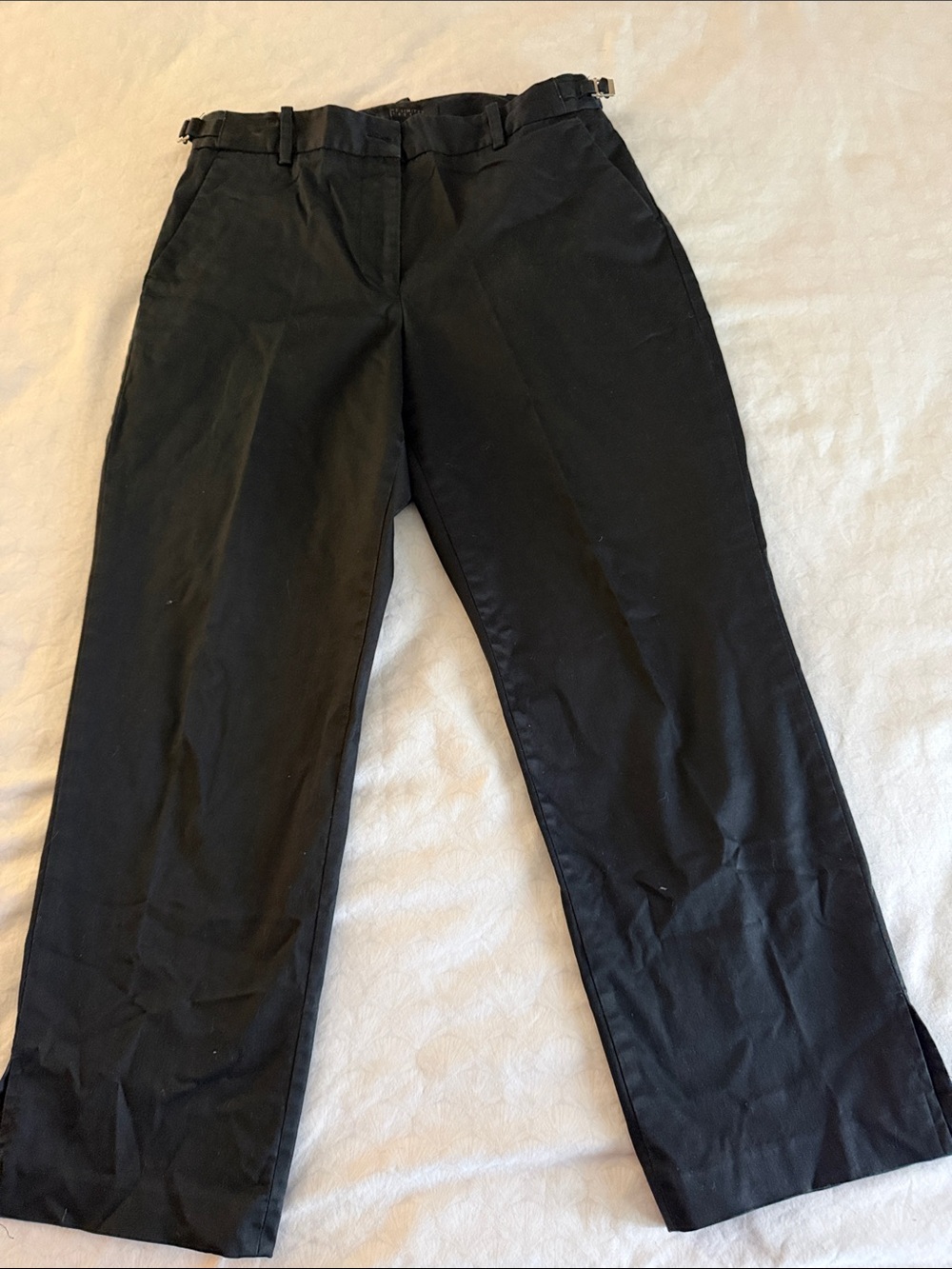 The Limited Black Straight-Leg Chinos